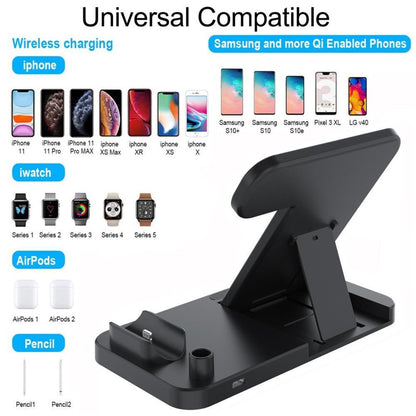 4 in 1 Qi Wireless Charging Stand
