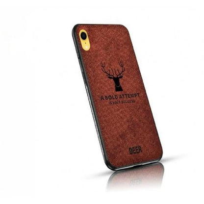 iPhone XR Deer Pattern Inspirational Soft Case (3-in-1 Combo)